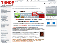 Tablet Screenshot of e-tandy.com